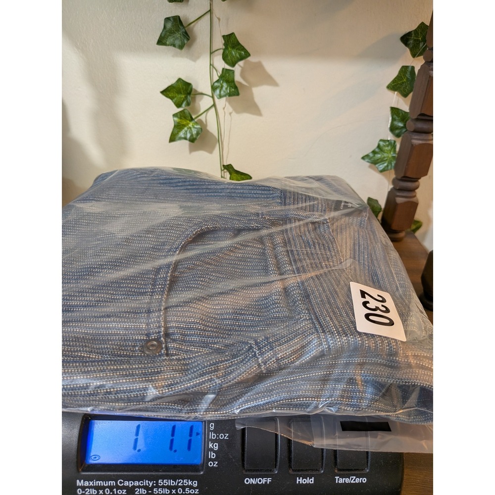 VTG New York & Company Jeans Womens 10 Straight Baggy Taper 90s Pin Stripe Denim - Picture 11 of 11